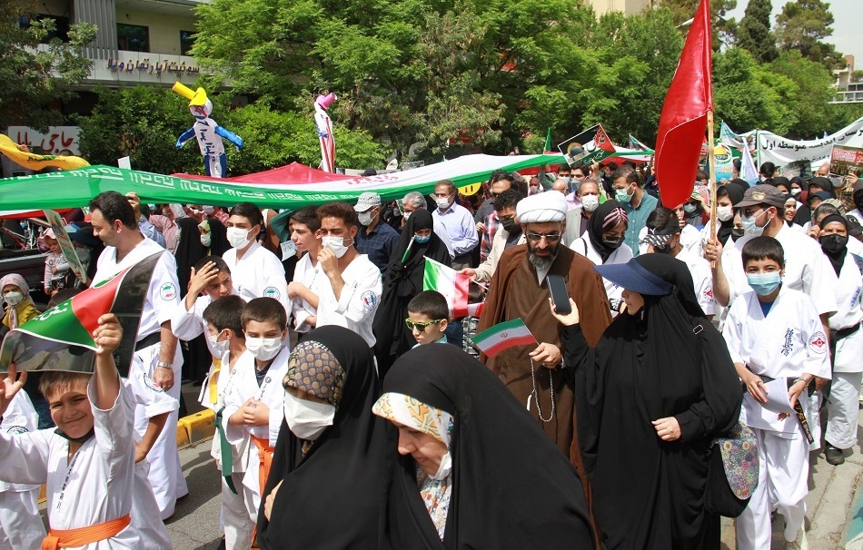 تجلی شاخصه «أَشِدَّاءُ عَلَى الْکُفَّارِ» مسلمانان در روز جهانی قدس