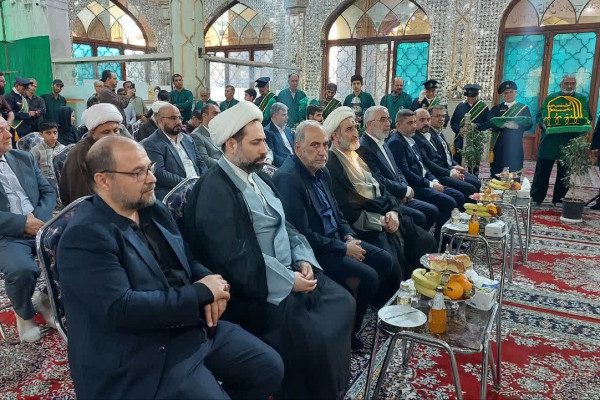 حضور تولیت آستان مقدس علوی در حرم مطهر حضرت سبزقبا(ع) دزفول